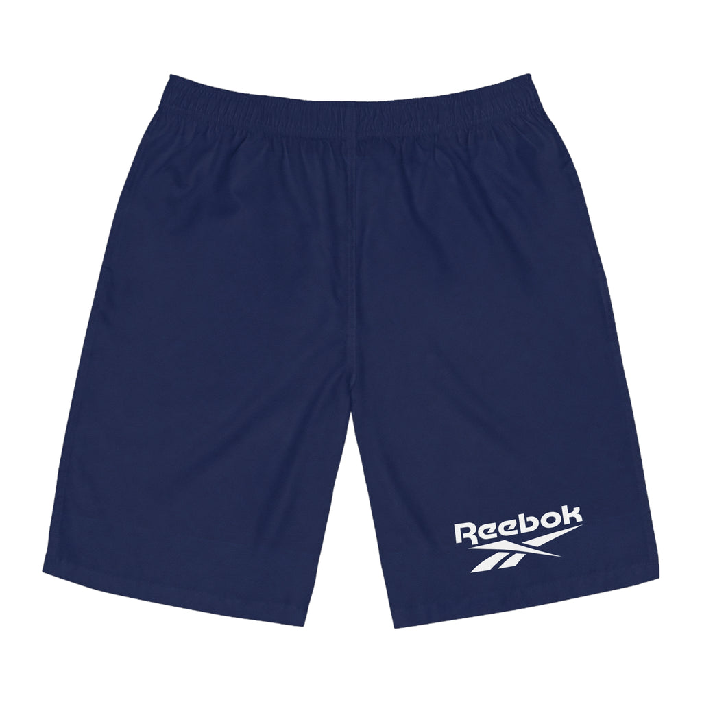 Men's Navy Board Shorts - Classic Swim Trunks for Beach & Pool