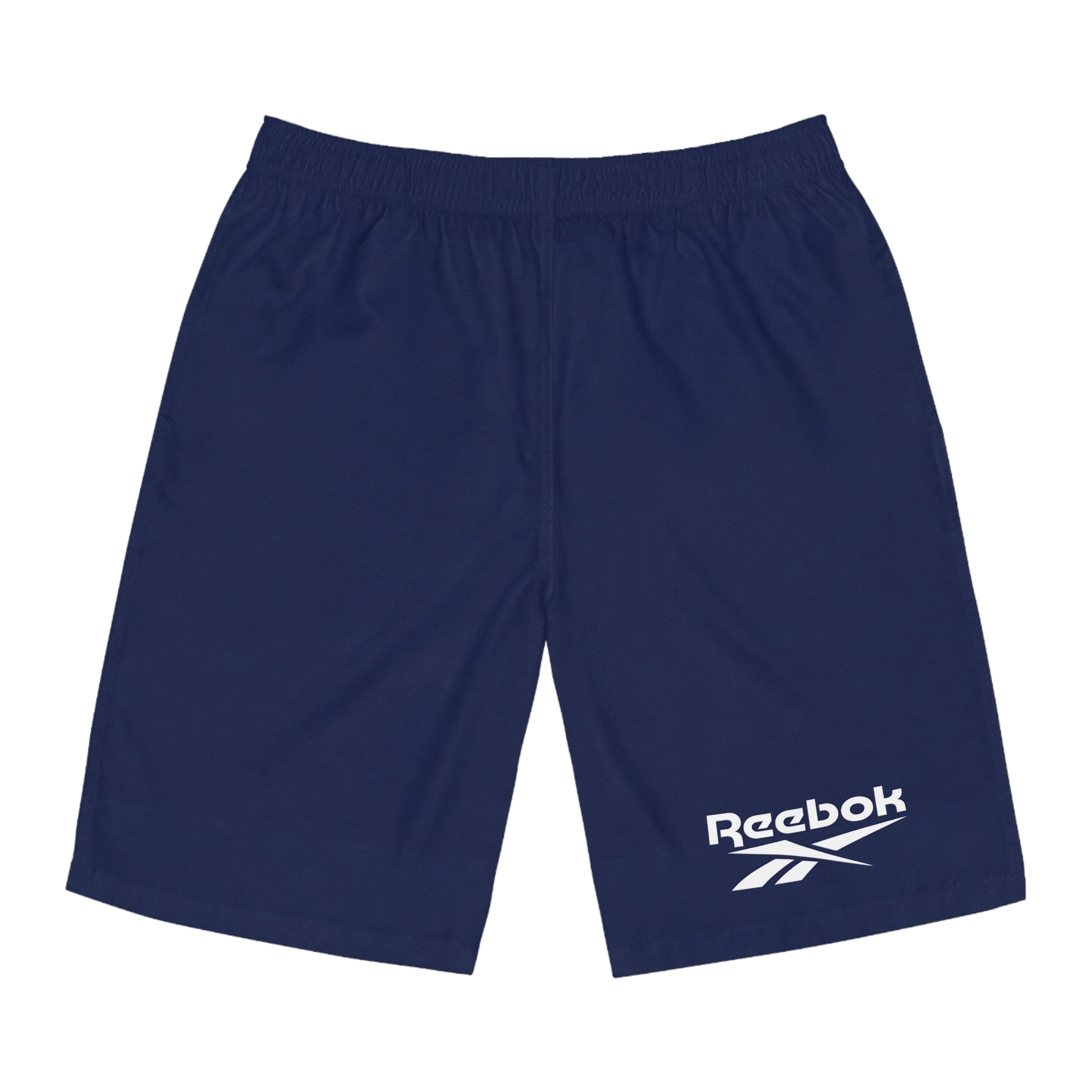 Men's Navy Board Shorts - Classic Swim Trunks for Beach & Pool