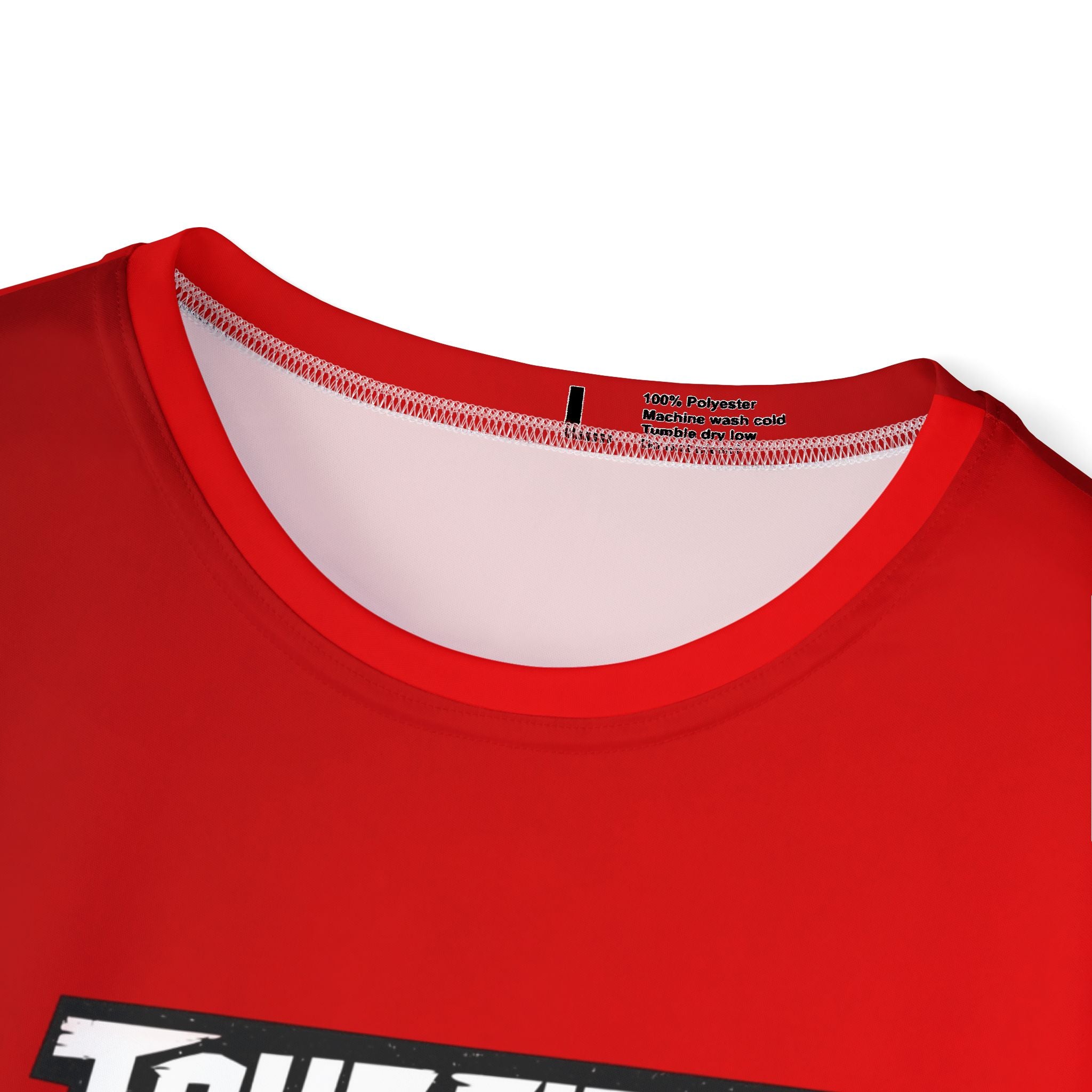 TrueFight Series Red Sports Jersey — True Fight Series Logo Athletic Tee