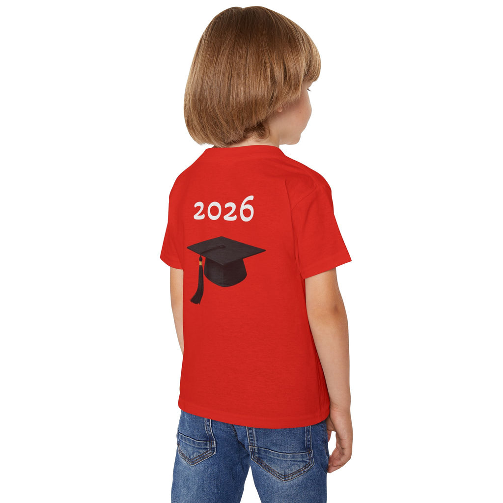Toddler Graduation T-Shirt - "Sometimes You Just Have to Pop Out" 2026 Cap Design