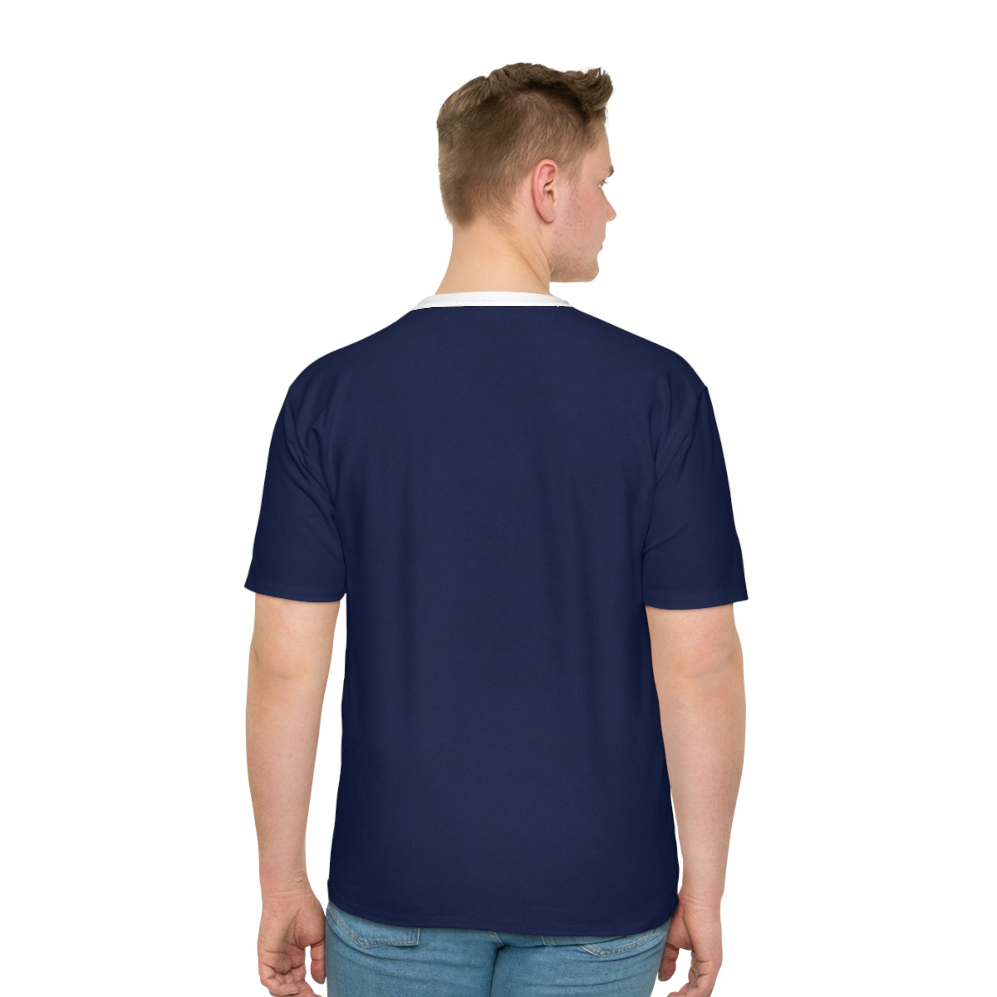 Navy Loose-Fit Men's T-Shirt — Casual Everyday Crewneck
