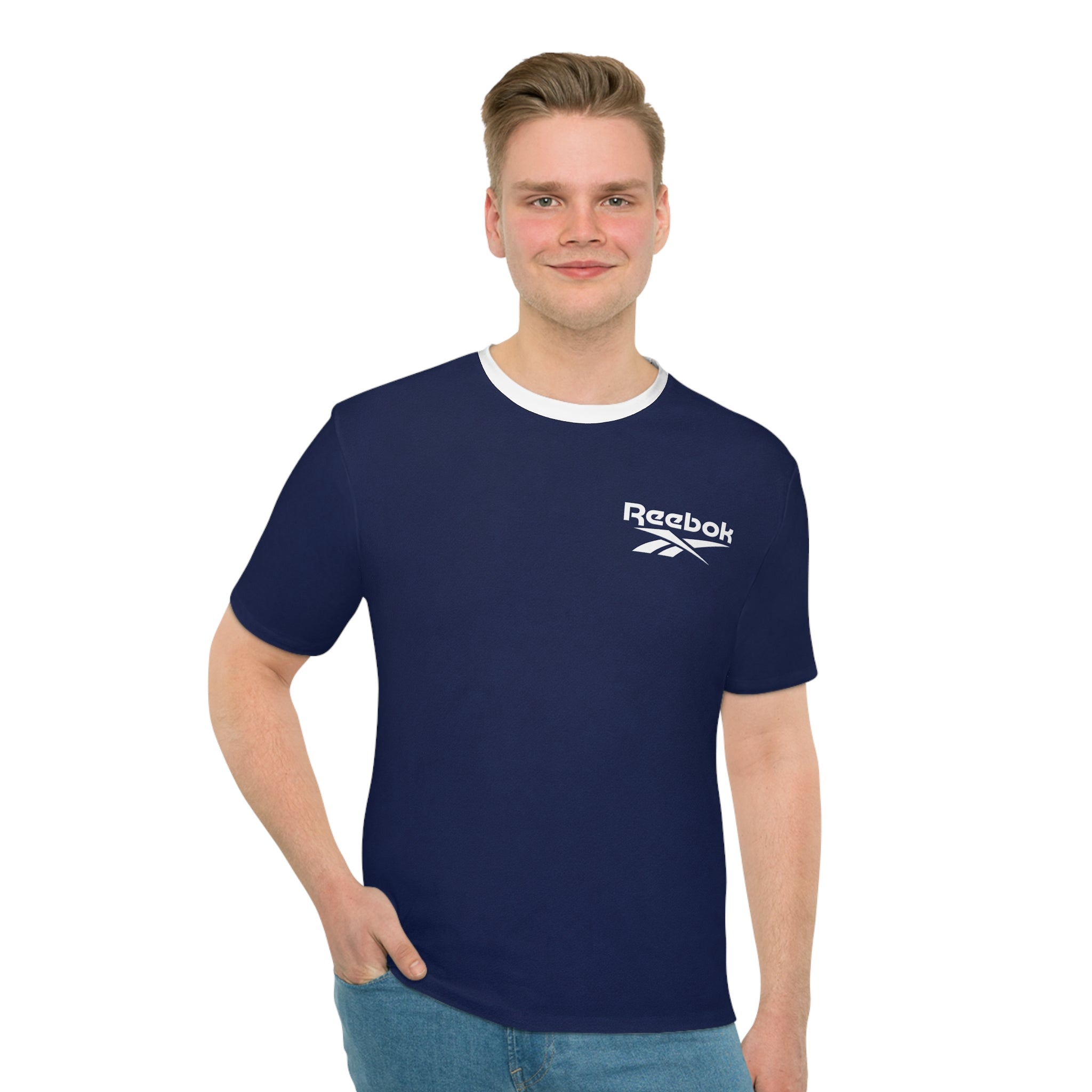 Navy Loose-Fit Men's T-Shirt — Casual Everyday Crewneck